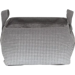 Sealskin Speckles mandje textiel grijs