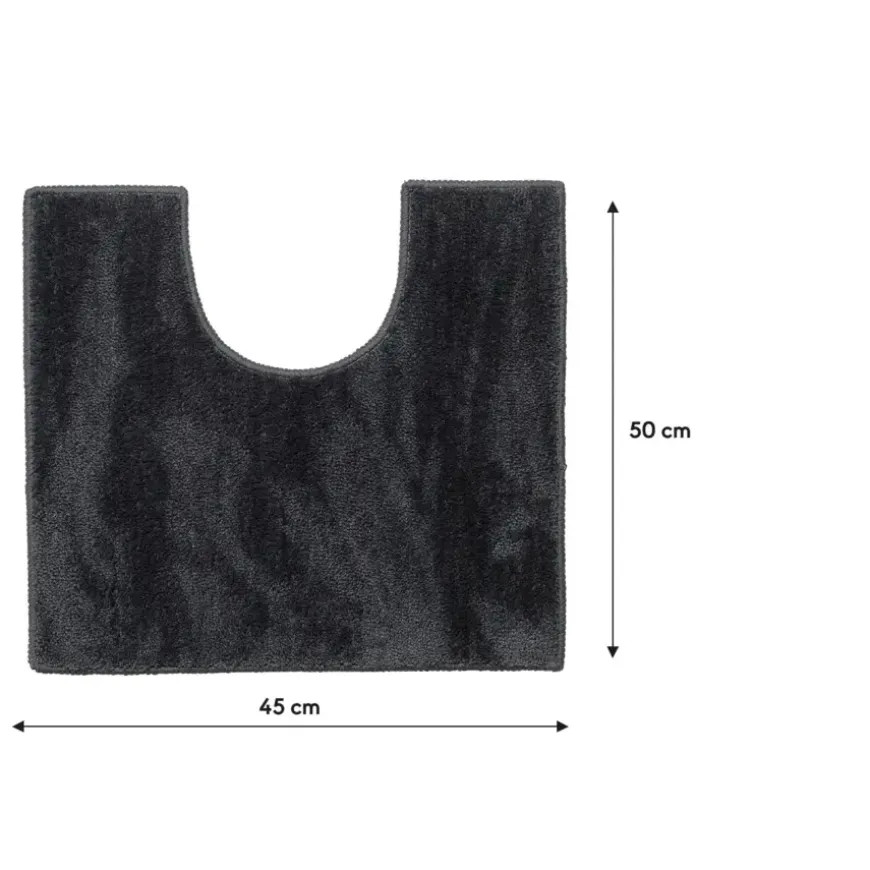 Sealskin toiletmat doux 45x50cm donkergrijs