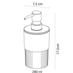 Sealskin Zeepdispenser Brave donker groen 380 ml vrijstaand