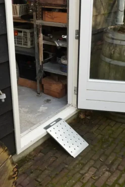 Secucare drempelhulp plus mini 2 B=25 cm H=7-15 cm staal verzinkt
