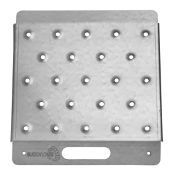 Secucare drempelhulp plus mini 1 B=25 cm H=3-7 cm staal verzinkt