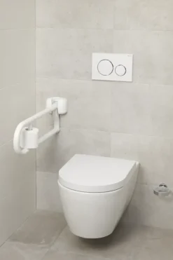 Secucare wc-rolhouder tbv wc-beugel premium opklapbaar wit