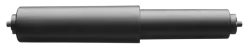 Secucare wc-rolhouder tbv wc-beugel premium opklapbaar zwart