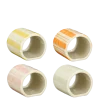 Servetring roze oranje geel licht groen - l5,5xb5,5xh5cm