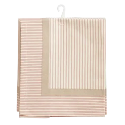 Servet streep roze 40 x 40 cm 4 stuks