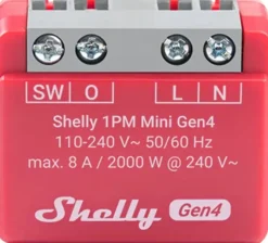 Meetapparatuur > SHELLY 1PM Mini Gen4 slimme schakelaar & energiemeter WiFi