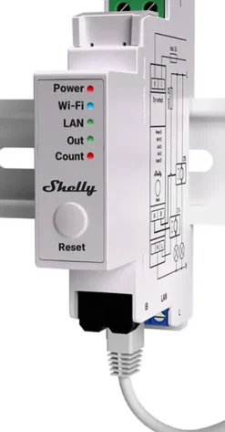 Meetapparatuur > SHELLY Pro EM-50 slimme energiemeter WiFi Bluetooth DIN-rail (2-kanalen)