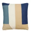 Sierkussen blauw patchwork - l45xb45xh10cm