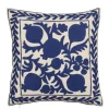 Sierkussen granaatappel blauw - l45xb45xh10cm