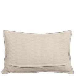 Sierkussen ruit crème - l55xb35xh10cm