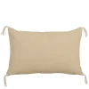Sierkussen ruit licht bruin - l55xb35xh10cm