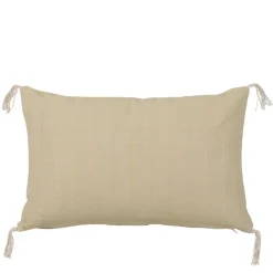 Sierkussen ruit licht bruin - l55xb35xh10cm
