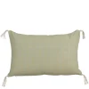 Sierkussen ruit licht groen - l55xb35xh10cm