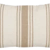 Sierkussen streep beige - l55xb35xh10cm