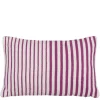 Sierkussen streep fuchsia - l55xb35xh10cm