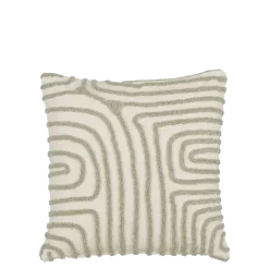 Sierkussen streep l.groen - l45xb45xh10cm