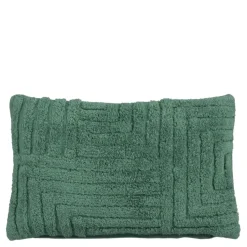 Sierkussen tufted groen - l55xb35xh10cm