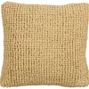 Sierkussen wol licht bruin - l45xb45xh10cm