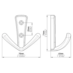 Siro jashaak dubbel Nova aluminum zamak