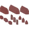 Schuuraccessoires > SKIL 80-delige schuurpapier set voor multischuurmachines met opzetstukken 3720CB/CD en 7261AA/DA.
