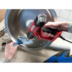 Heteluchtpistolen > SKIL heteluchtpistool 8040GA 2000W LCD display + 4 opzetstukken