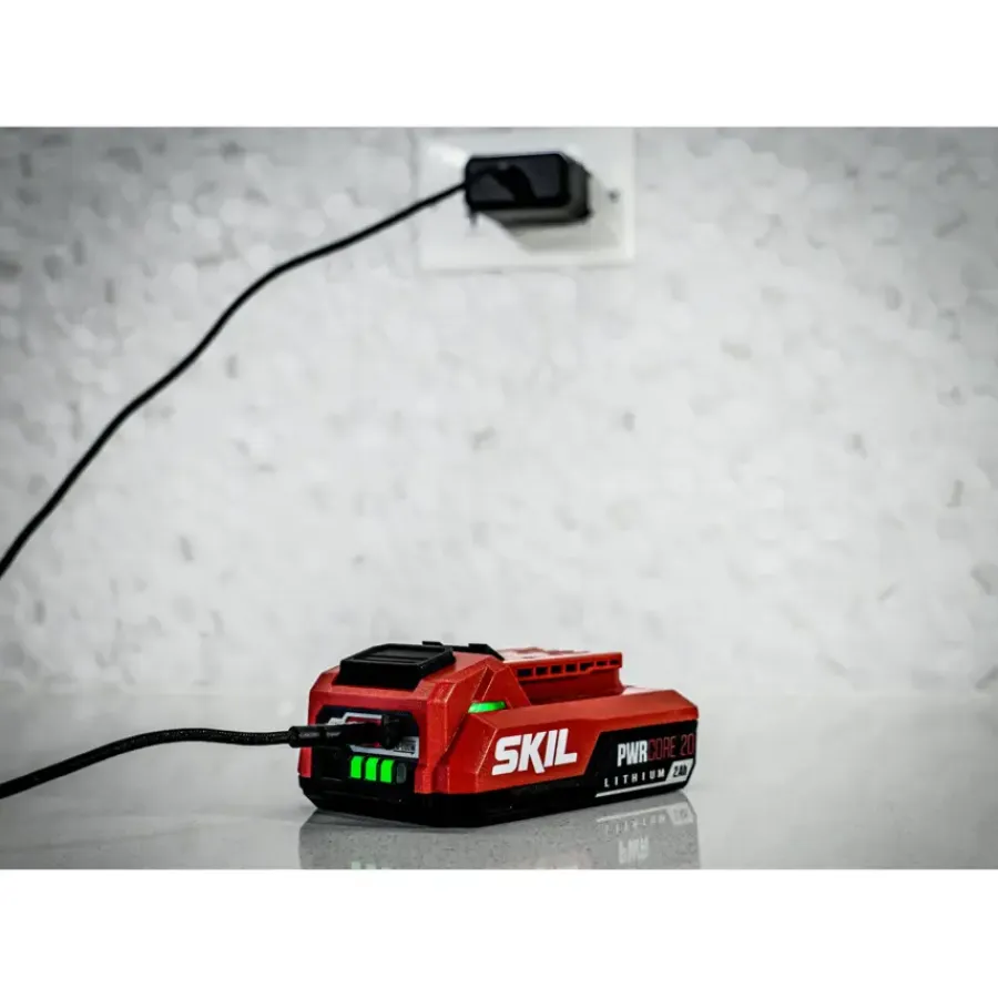 Overige Elektrisch Gereedschap Accessoires > SKIL 20V accu 2.0Ah met USB-C aansluiting (2-zijdig) 3142AA