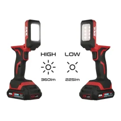 Accuboormachines|Boormachines > SKIL 20V accuboormachine, LED-lamp & handstofzuiger incl. 2.0Ah accu+lader combinatieset