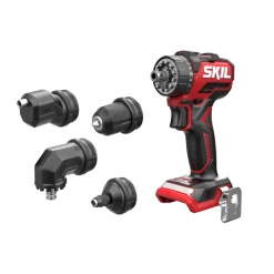 Accuboormachines|Boormachines > SKIL 20V accuboormachine 60Nm met 4 opzetstukken 3066CA brushless (zonder accu)