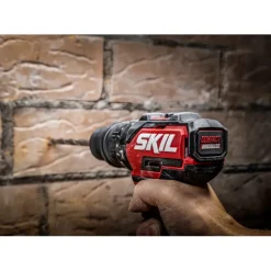 Accuboormachines|Boormachines > SKIL 20V klopboormachine 60Nm met 4 opzetstukken 3076CA brushless (zonder accu)