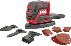 Accu Schuurmachine|Schuurmachines > SKIL 20V multischuurmachine 3720CB compact brushless incl. 24 schuurbladen en 3 schuurhulpstukken (zonder accu)