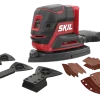 Accu Schuurmachine|Schuurmachines > SKIL 20V multischuurmachine Compact Brushless 3720CD incl. 24 schuurbladen en 3 schuurhulpstukken (zonder accu)