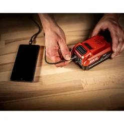 Overige Elektrisch Gereedschap Accessoires > SKIL 20V startset accu 4.0Ah USB-C + PD-lader 3145AA
