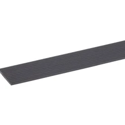Kunststofprofielen|Overgangsprofielen > Geen Slijtstrip kunststof antraciet zelfklevend 2,5x40mm 260cm