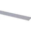 Kunststofprofielen|Overgangsprofielen > Geen Slijtstrip kunststof RVS look zelfklevend 2,5x28mm 260cm