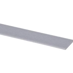 Slijtstrip kunststof RVS look zelfklevend 2,5x40mm 260cm