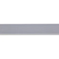 Slijtstrip kunststof RVS look zelfklevend 2,5x40mm 260cm