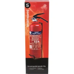 Brandblussers > Smartwares Brandblusser BB2 Poeder 2 kg Brandklasse ABC Inclusief Ophangbeugel