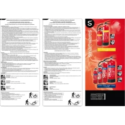 Brandblussers > Smartwares Brandblusser SB2 Schuim 2 liter Brandklasse AB Inclusief Ophangbeugel