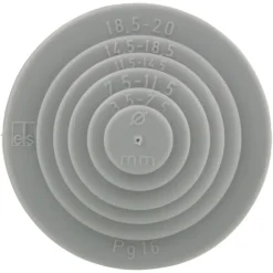 Installatiedraad|Elektradozen > Geen Snijnippel PG16 grijs tbv kabeldoos 20mm (10 stuks)