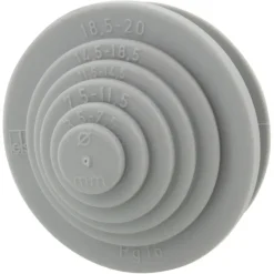 Installatiedraad|Elektradozen > Geen Snijnippel PG16 grijs tbv kabeldoos 20mm (10 stuks)