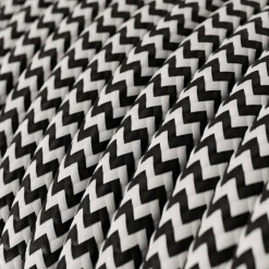 Stroomkabels > Creative Cables Snoer zwart/wit per cm