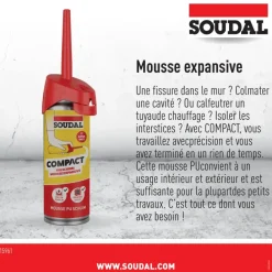 Isolatieschuim > Soudal PU-schuim Compact 150 ml