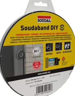 Overige Tape > Soudal Soudaband compriband DIY BG1 20/10-18