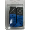 Spanbanden set 25 mm x 2,5 m zwart 2 stuks