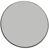 Spiegel Beau rond zwart 120 cm