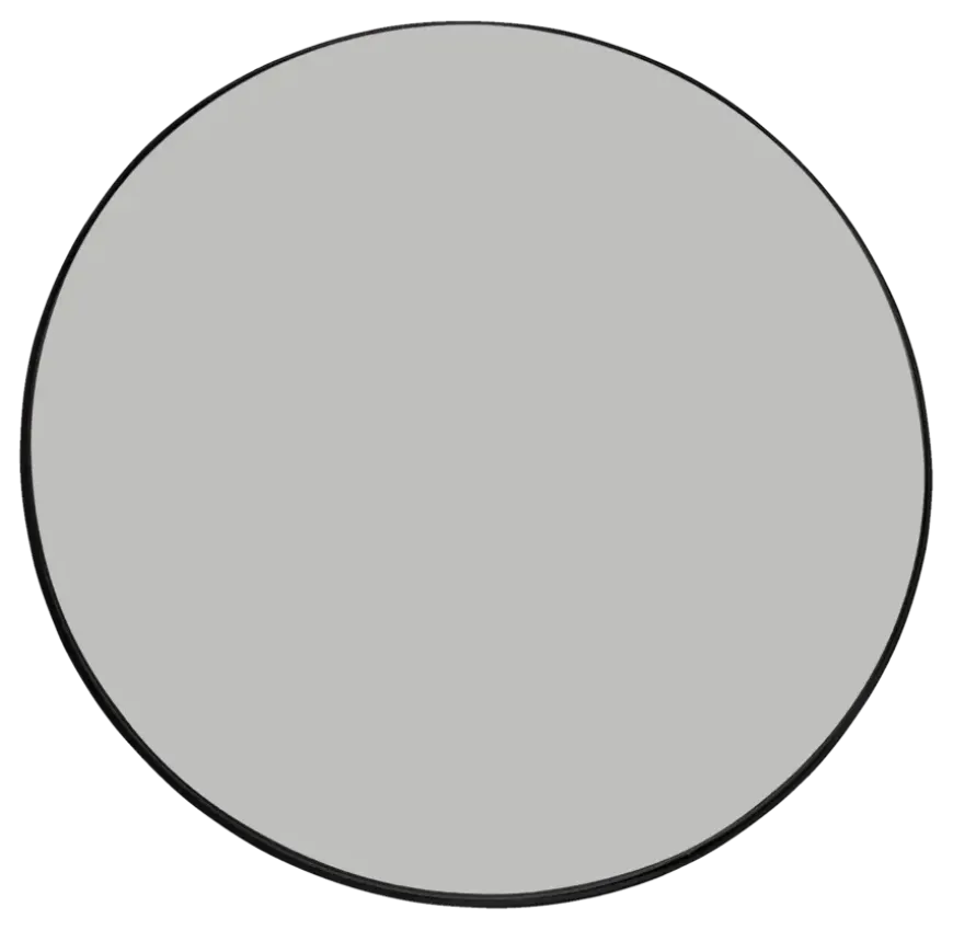Spiegel Beau rond zwart 120 cm