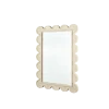 Spiegel beige met randjes