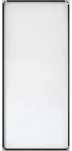 Spiegel Berlin alu zwart 180x80 cm