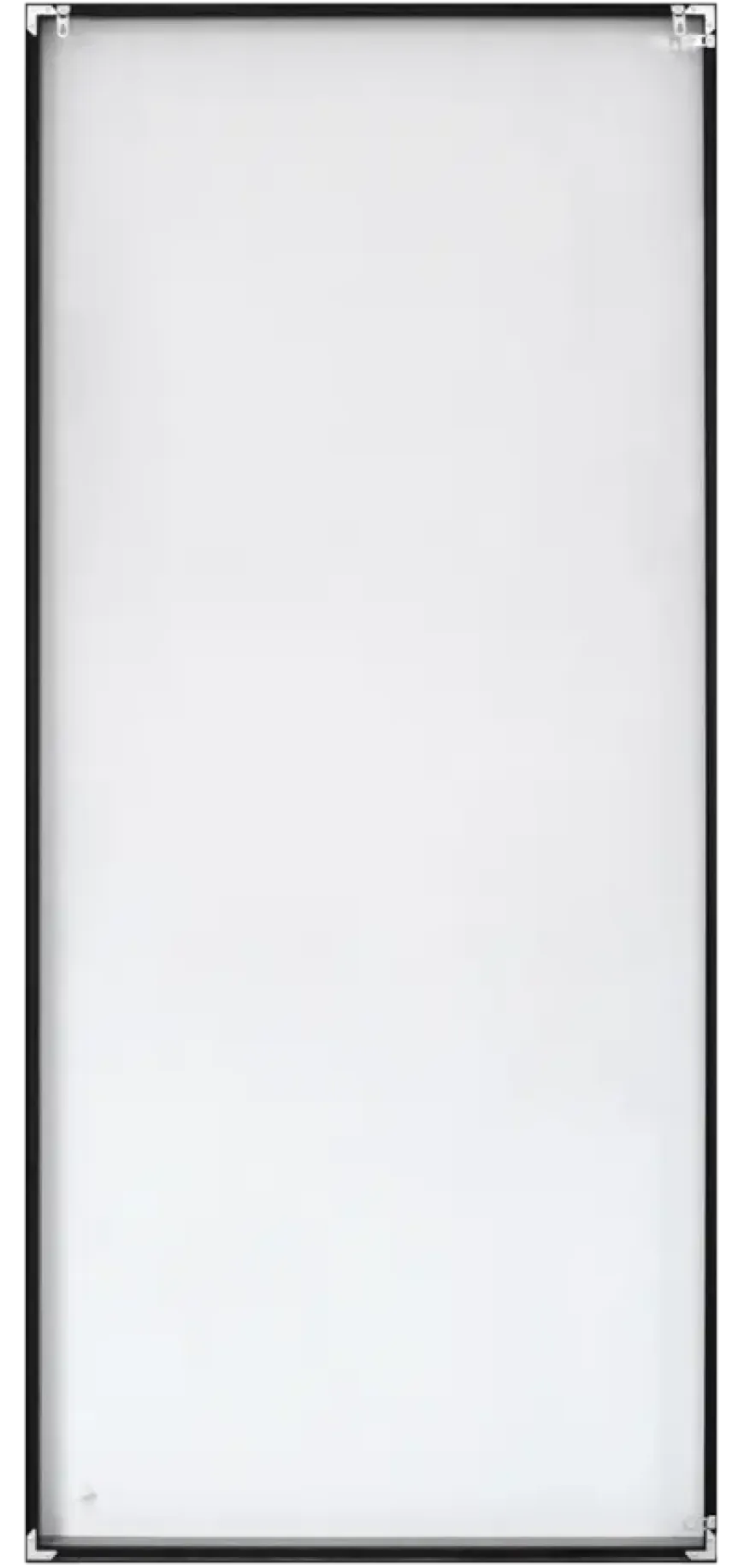 Spiegel Berlin alu zwart 180x80 cm