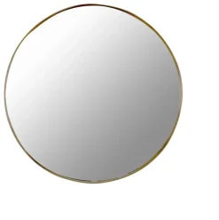Spiegel Coco rond goud 70cm